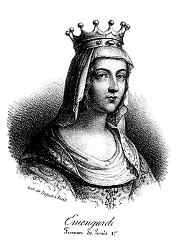 Ermengarde de Hesbaye, pouse de Louis-le-Dbonnaire.