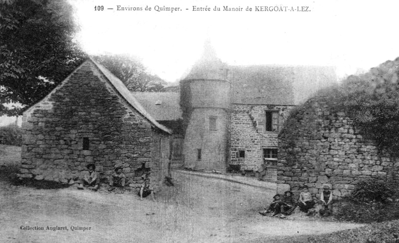Manoir de Kergoat-a-Lez  Quimper (Bretagne).