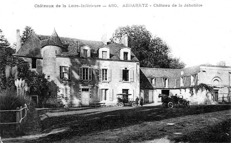 Manoir de la Jahotière à Abbaretz (anciennement en Bretagne).