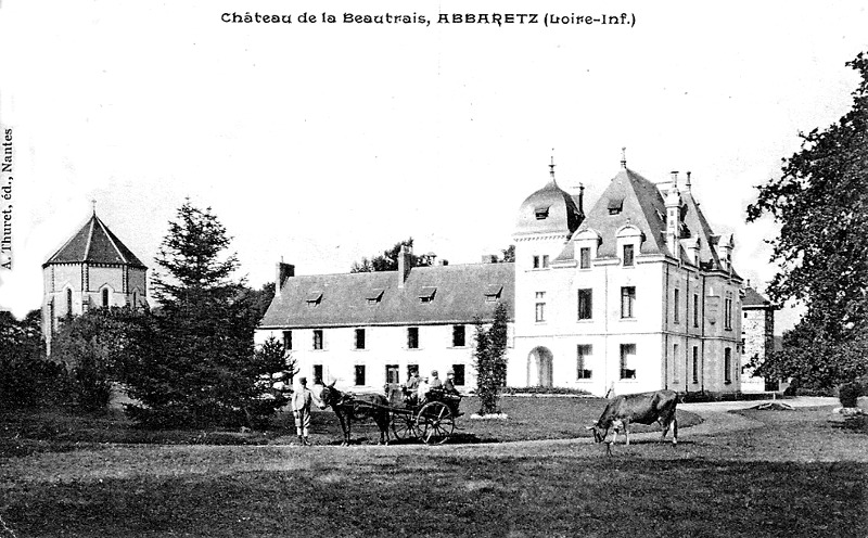 Manoir de la Beautraye ou Beautrais  Abbaretz (anciennement en Bretagne).