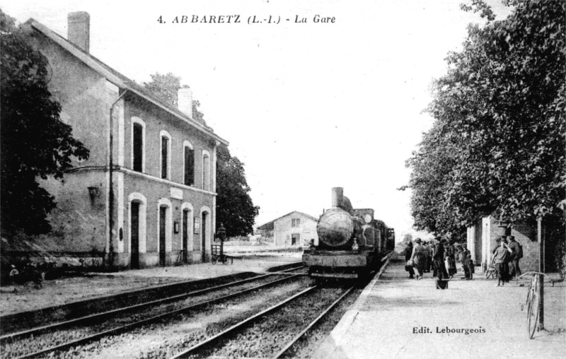 Gare d'Abbaretz (anciennement en Bretagne).