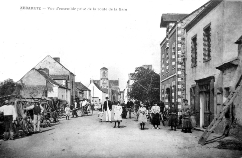 Ville d'Abbaretz (anciennement en Bretagne).