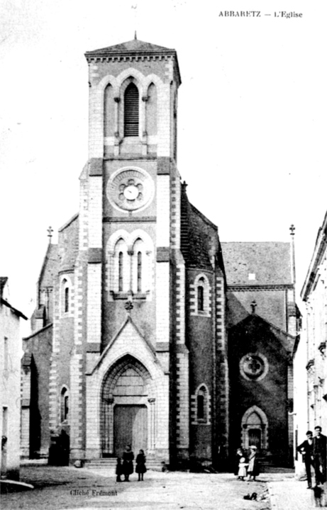 Eglise d'Abbaretz (anciennement en Bretagne).