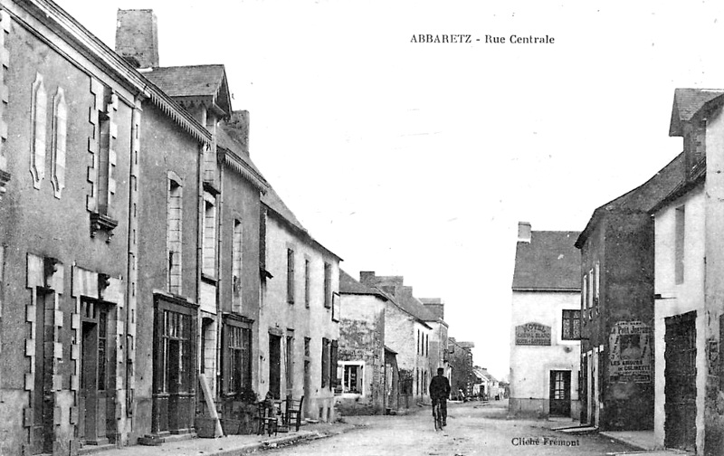 Ville d'Abbaretz (anciennement en Bretagne).