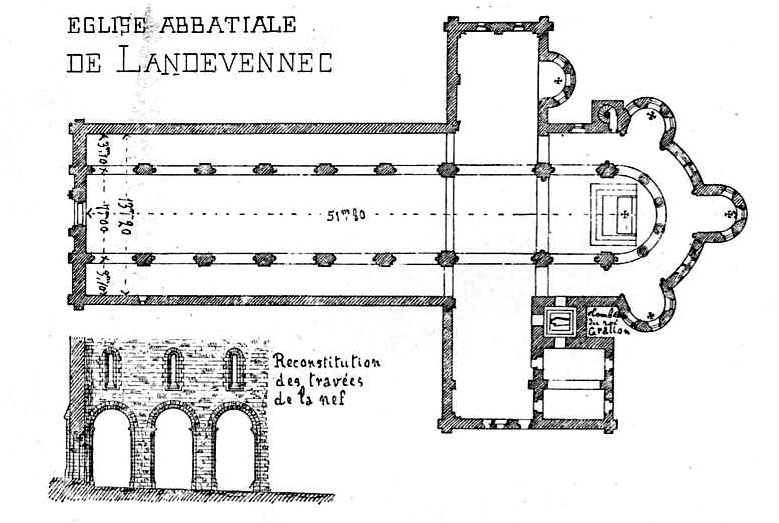 Eglise de l'abbaye de Landvennec