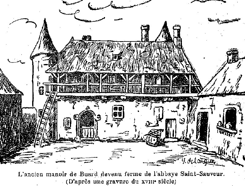 Manoir de Buard, proprit de l'abbaye de Redon (Bretagne).