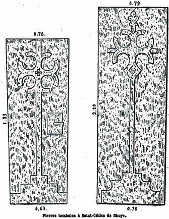 Eglise Saint-Gildas de Rhuys : pierres tombales