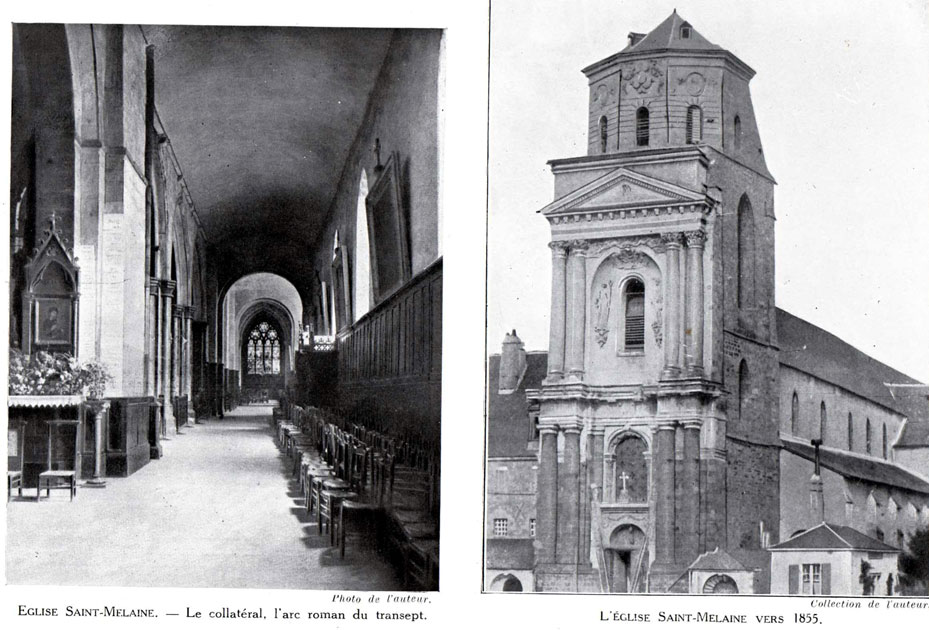 Rennes : glise Saint-Melaine, anne 1928