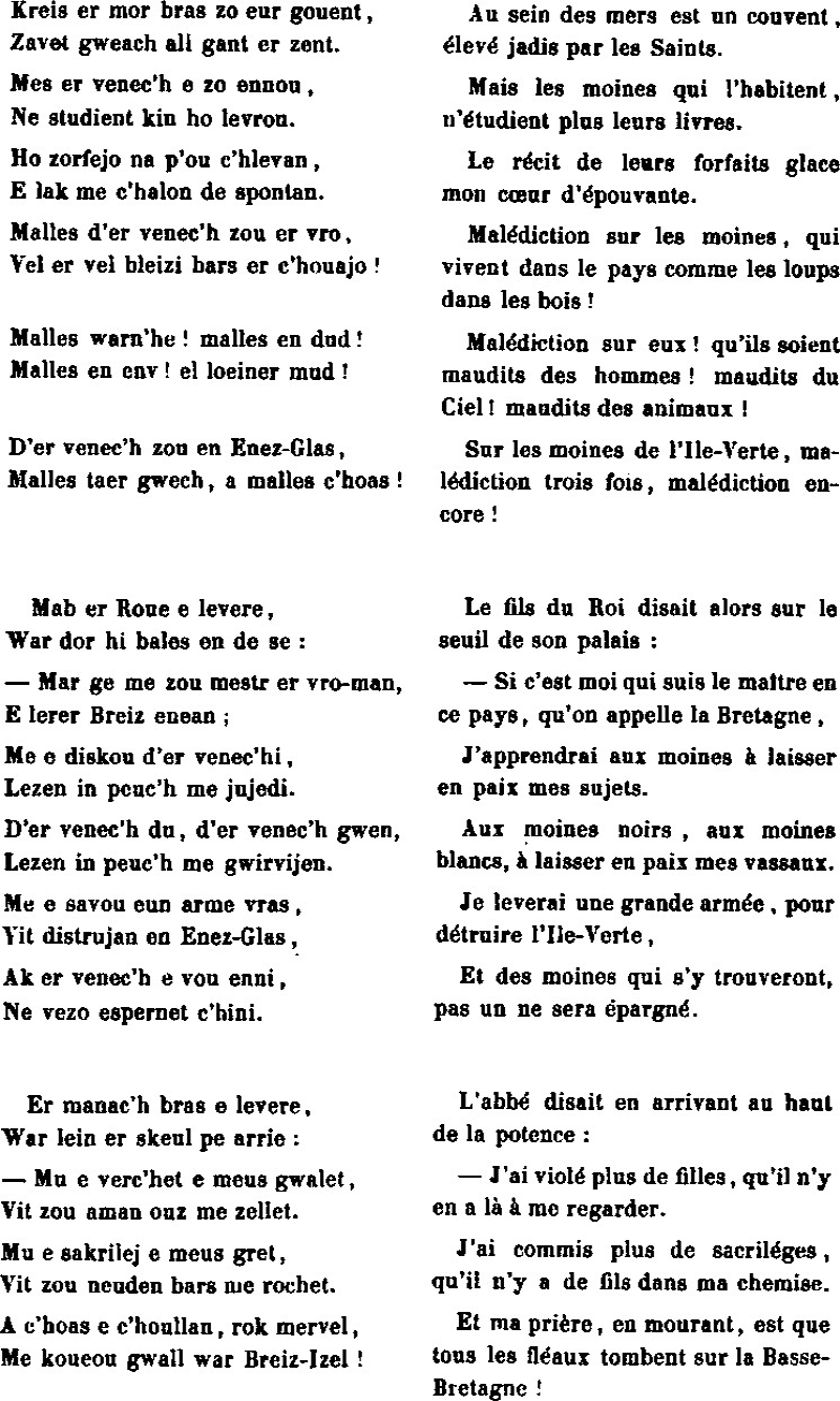 Saint-Rion : les moines de l'le verte (Bretagne). Partie 2.