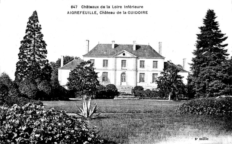 Chteau de la Guidoire  Aigrefeuille-sur-Maine (Bretagne).