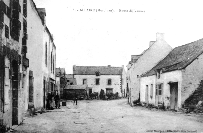 Ville d'Allaire (Bretagne).