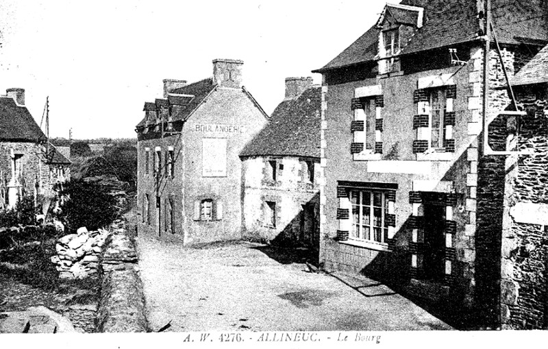 Ville d'Allineuc (Bretagne).