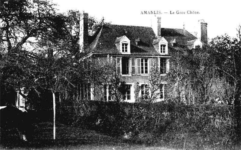 Manoir du Gros-Chêne à Amanlis (Bretagne).