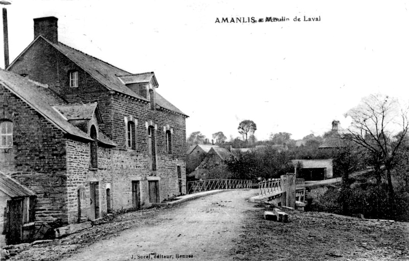 Ville d'Amanlis (Bretagne).
