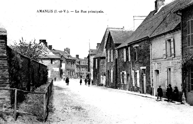 Ville d'Amanlis (Bretagne).