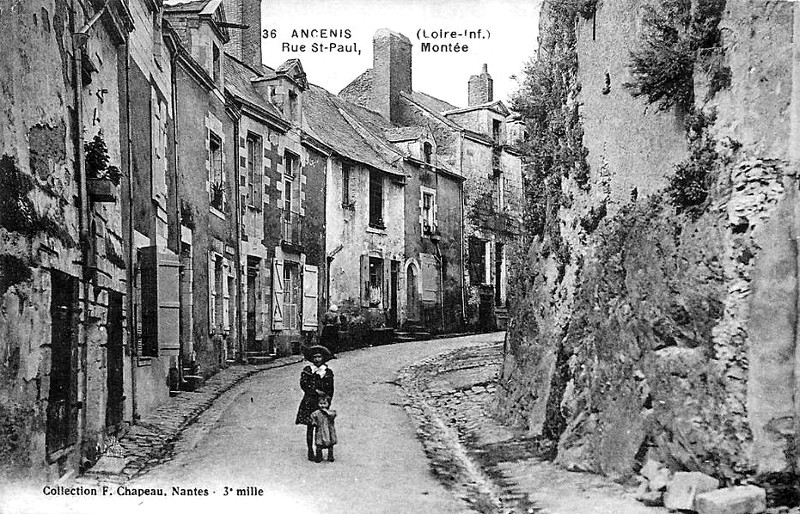 Ville d'Ancenis (anciennement en Bretagne).