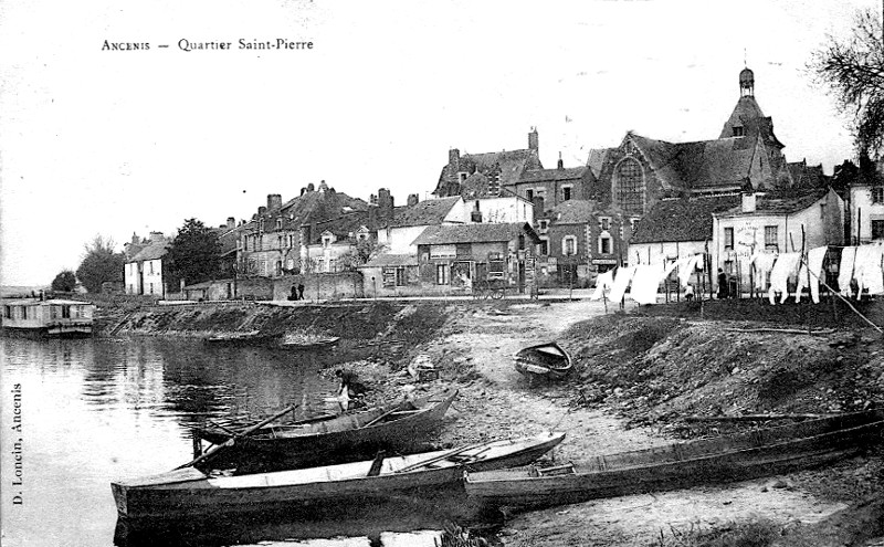 Ville d'Ancenis (anciennement en Bretagne).