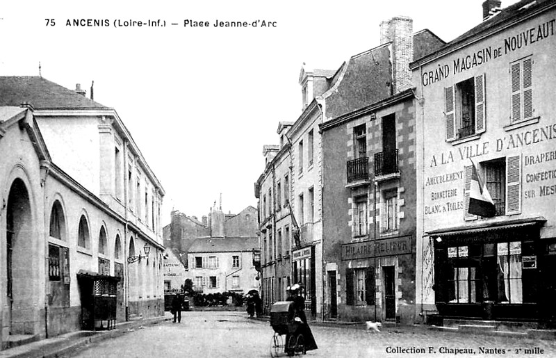 Ville d'Ancenis (anciennement en Bretagne).