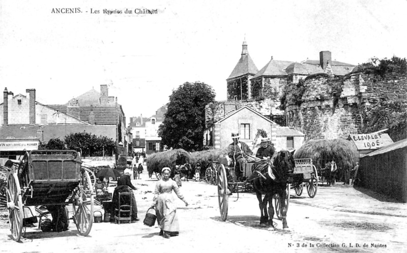 Ville d'Ancenis (anciennement en Bretagne).