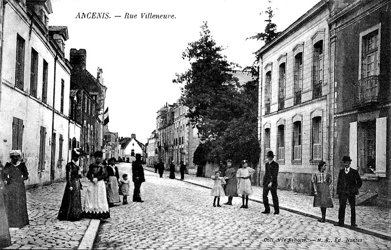 Ville d'Ancenis (anciennement en Bretagne).