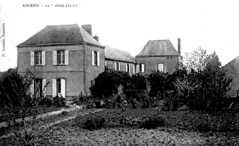Château de Bois-Jauny à Ancenis (anciennement en Bretagne).