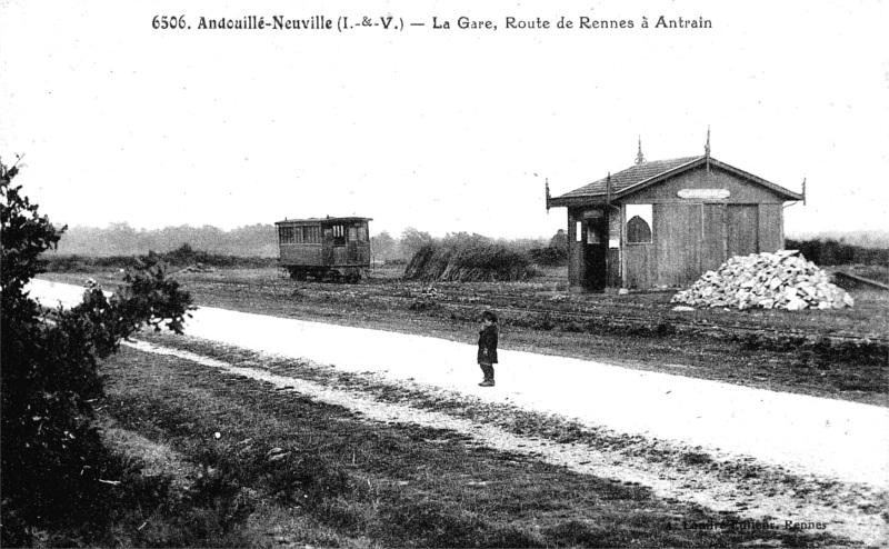 Ville d'Andouill-Neuville (Bretagne).