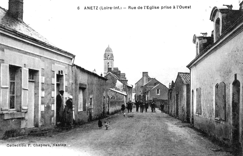 Ville d'Anetz (anciennement en Bretagne).