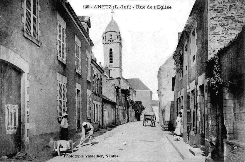 Ville d'Anetz (anciennement en Bretagne).