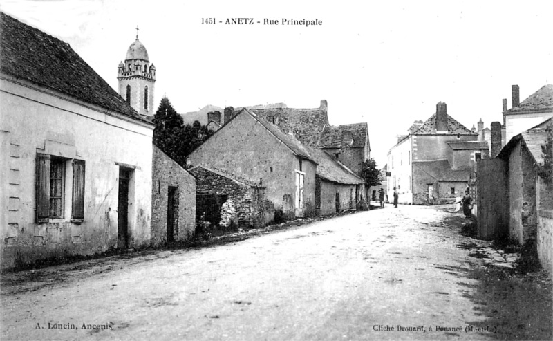 Ville d'Anetz (anciennement en Bretagne).