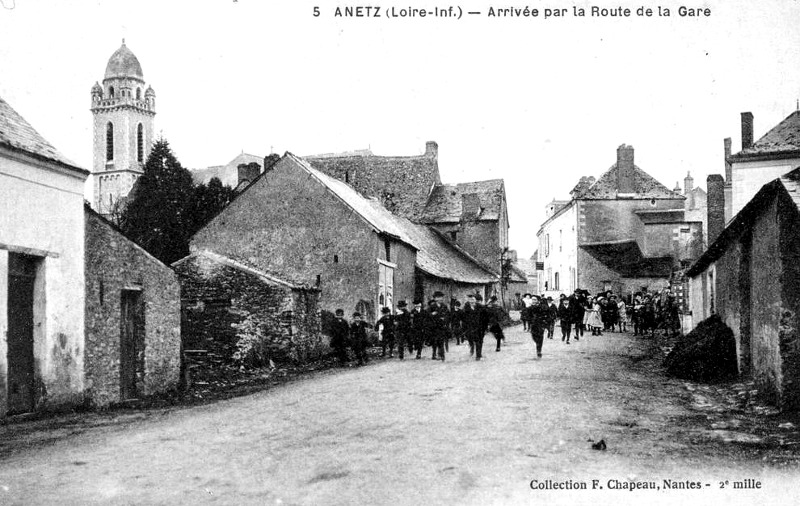 Ville d'Anetz (anciennement en Bretagne).