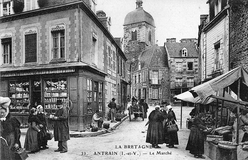 Ville d'Antrain (Bretagne).