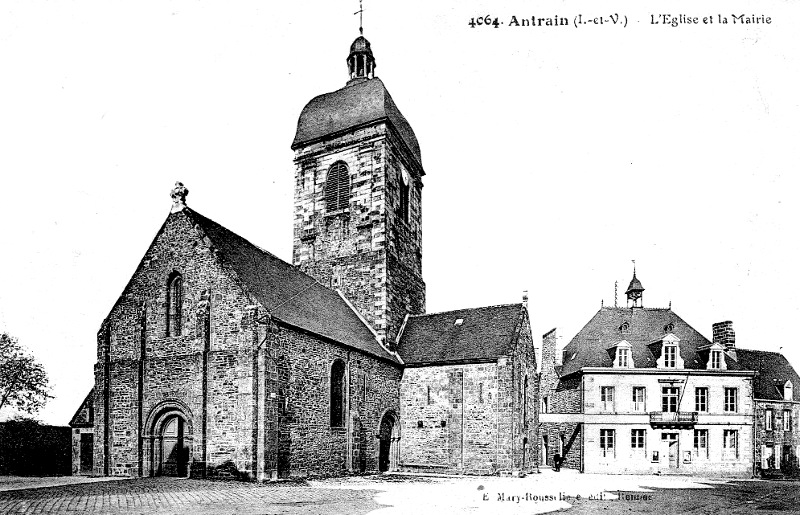 Eglise d'Antrain (Bretagne).