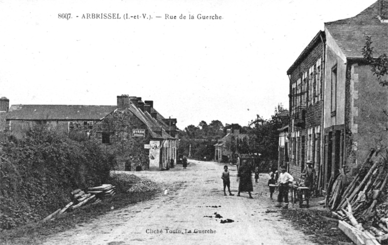 Ville d'Arbrissel (Bretagne).