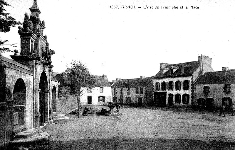 Ville d'Argol (Bretagne).