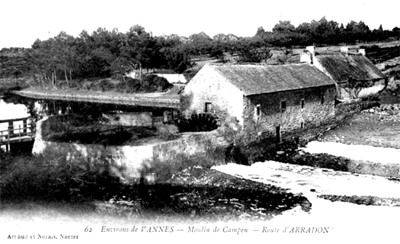 Moulin d'Arradon (Bretagne).