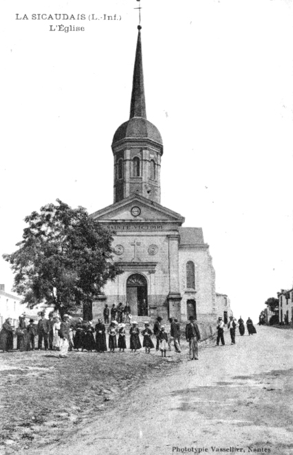 Eglise de La Sicaudais en Arthon-en-Retz (anciennement en Bretagne).