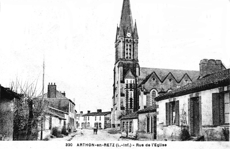 Eglise d'Arthon-en-Retz (anciennement en Bretagne).