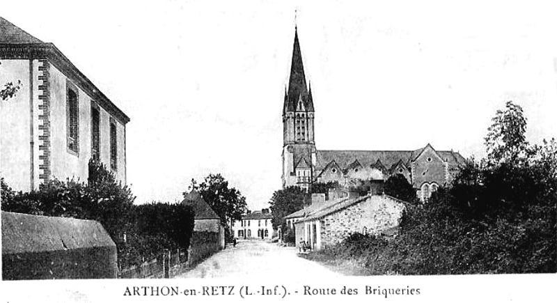 Ville d'Arthon-en-Retz (anciennement en Bretagne).