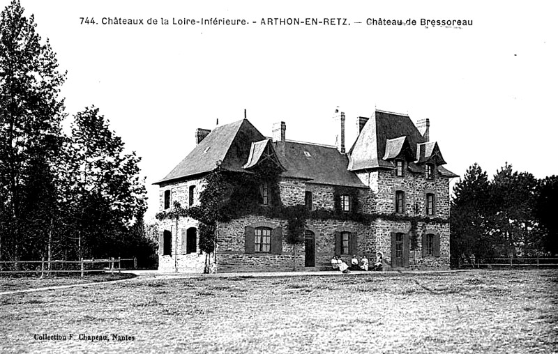 Chteau de Bressoreau  Arthon-en-Retz (anciennement en Bretagne).