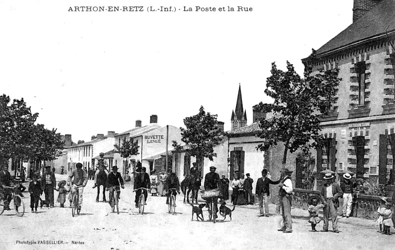 Ville d'Arthon-en-Retz (anciennement en Bretagne).