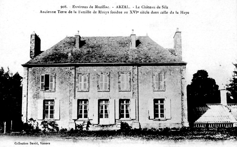Chteau de Silz  Arzal (Bretagne).
