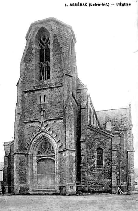 Eglise d'Assrac (anciennement en Bretagne).