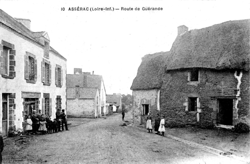 Ville d'Assrac (anciennement en Bretagne).