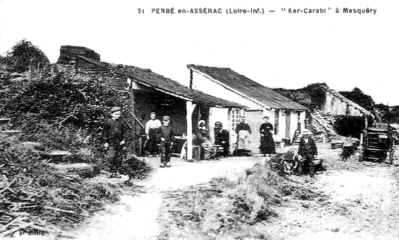 Ville d'Assrac (anciennement en Bretagne).