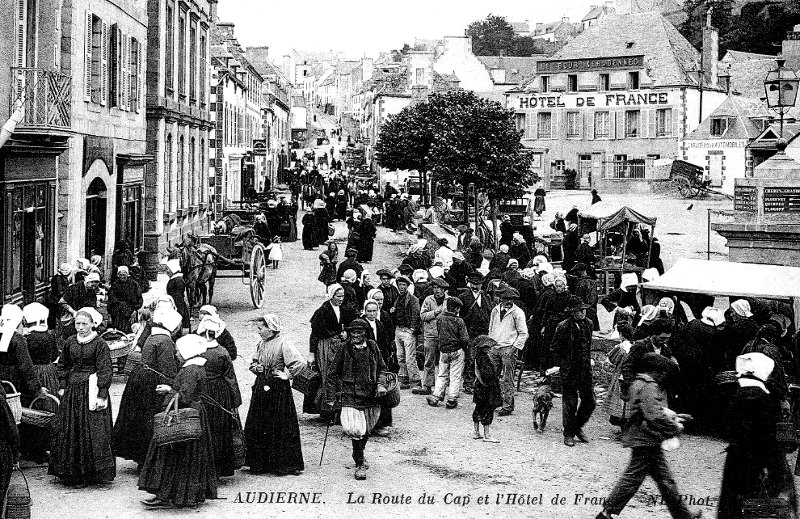 Ville d'Audierne (Bretagne).