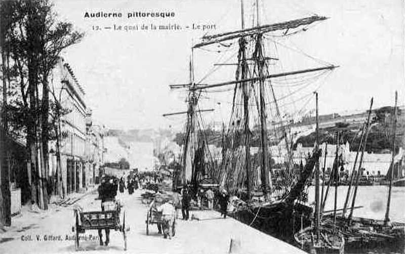 Ville d'Audierne (Bretagne).