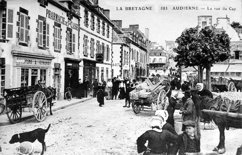 Ville d'Audierne (Bretagne).