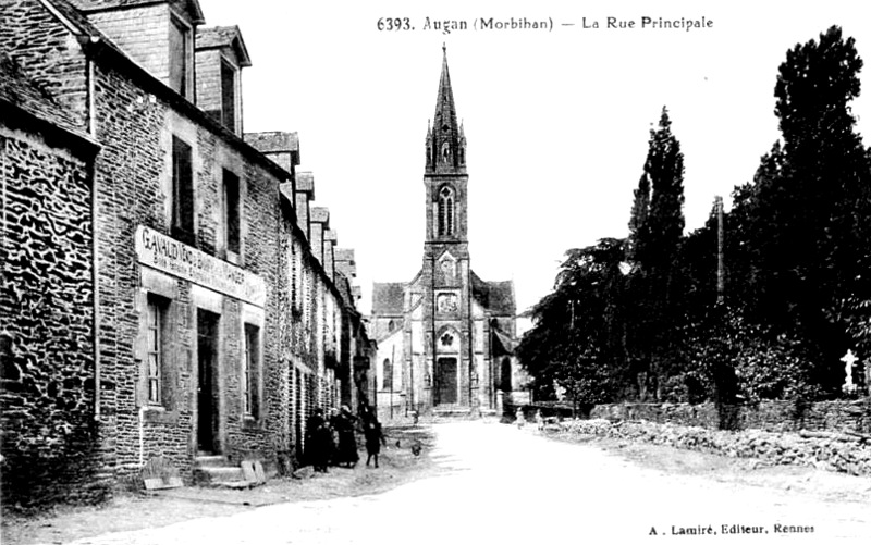 Ville de Augan (Bretagne).