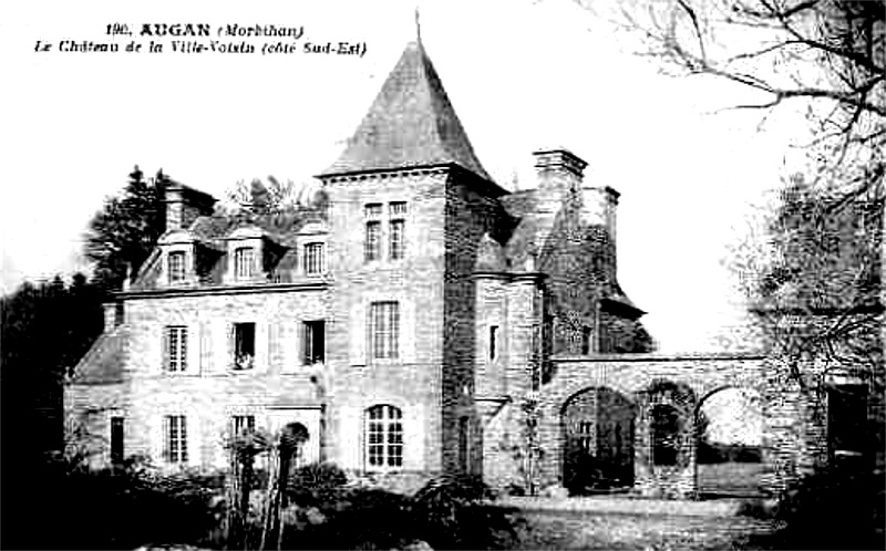 Château de la Ville-Voisin à Augan (Bretagne).