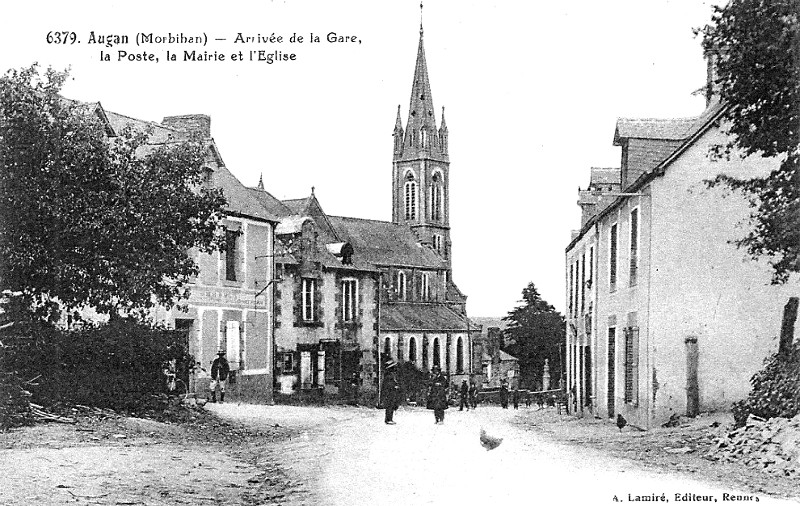 Ville de Augan (Bretagne).